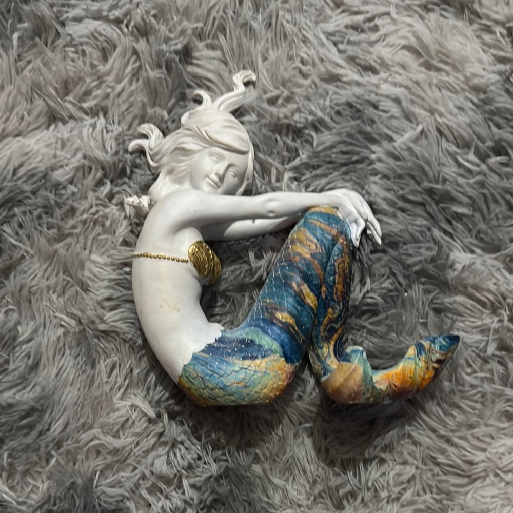 Colorful Mermaid Figurine